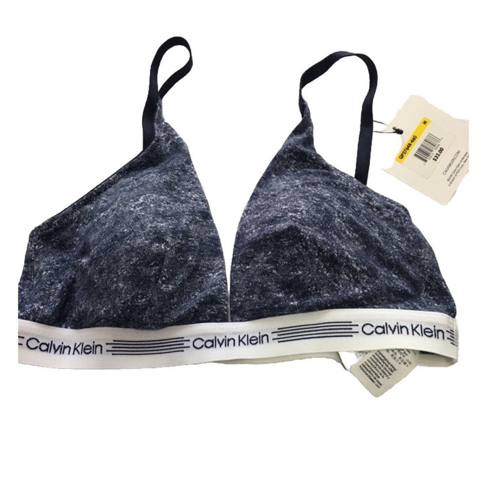 Calvin Klein Women's Blue Bralette Medium